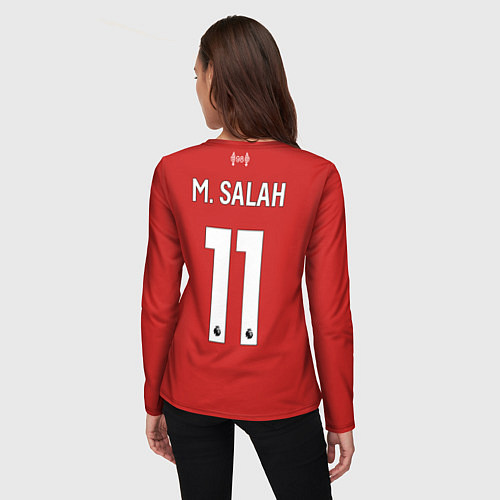 Женский лонгслив Салах, Ливепрпуль домашняя форма 2025 2026 / 3D-принт – фото 4