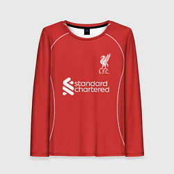 Женский лонгслив Салах, Ливепрпуль домашняя форма 2025 2026