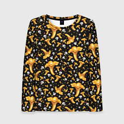 Женский лонгслив Грибной дождик