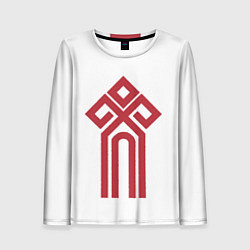 Лонгслив женский Чур - Славянская Русь, цвет: 3D-принт
