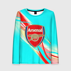 Лонгслив женский Arsenal stripes, цвет: 3D-принт