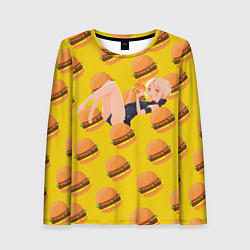 Женский лонгслив Сейбер Альтер в бургерах