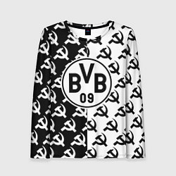 Лонгслив женский Borussia паттерн ссср, цвет: 3D-принт