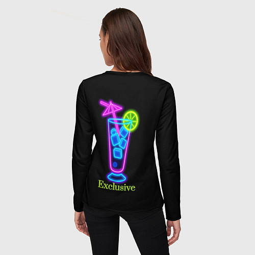 Женский лонгслив Exclusive / 3D-принт – фото 4
