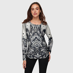 Лонгслив женский Abstract pattern - graffiti, цвет: 3D-принт — фото 2
