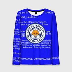 Лонгслив женский Лестер сити код, цвет: 3D-принт