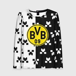 Лонгслив женский Borussia pattern minecraft, цвет: 3D-принт