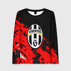 Женский лонгслив Juventus кераски текстура