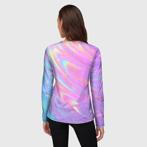 Женский лонгслив Дьявол носит Пурада пародия с белой кошкой / 3D-принт – фото 4