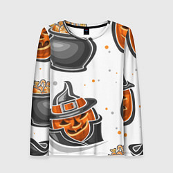 Лонгслив женский Candy halloween, цвет: 3D-принт