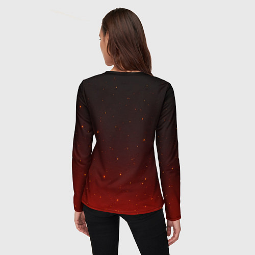 Женский лонгслив Metallica в виде волков / 3D-принт – фото 4