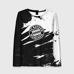 Лонгслив женский Бавария Мюнхен крылья краски, цвет: 3D-принт