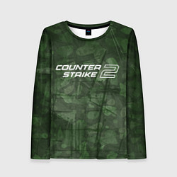 Лонгслив женский Эмблема CS2, цвет: 3D-принт