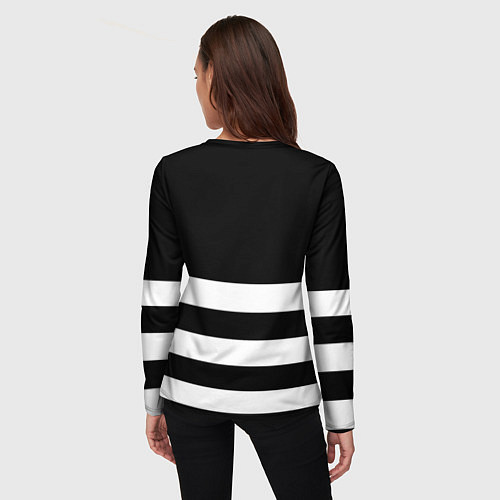 Женский лонгслив Juventus линии / 3D-принт – фото 4