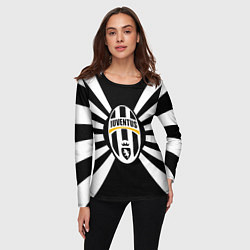Лонгслив женский Ювентус линии, цвет: 3D-принт — фото 2