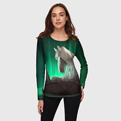 Лонгслив женский Хакер лошадь, цвет: 3D-принт — фото 2