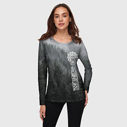 Лонгслив женский Древние боги суровых лесов, цвет: 3D-принт — фото 2