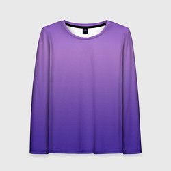 Женский лонгслив The color is purple