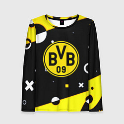 Женский лонгслив Borussia геометрия текстура