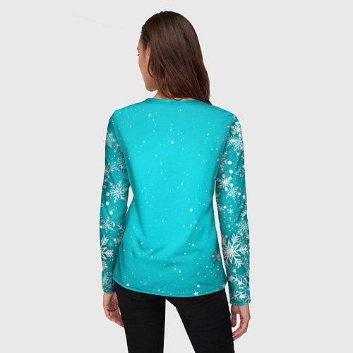 Женский лонгслив Голова лошадки / 3D-принт – фото 4