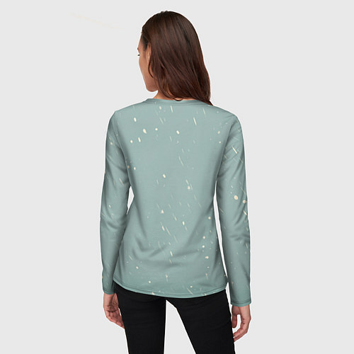 Женский лонгслив Недовольная лошадка / 3D-принт – фото 4