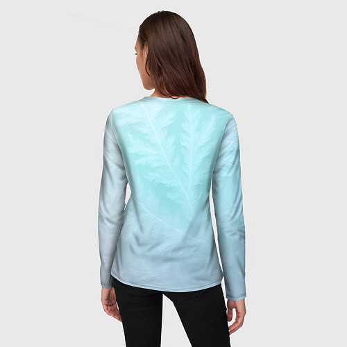 Женский лонгслив Это не жир - это новогодний запас / 3D-принт – фото 4