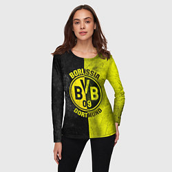 Лонгслив женский Borussia Dortmund, цвет: 3D-принт — фото 2