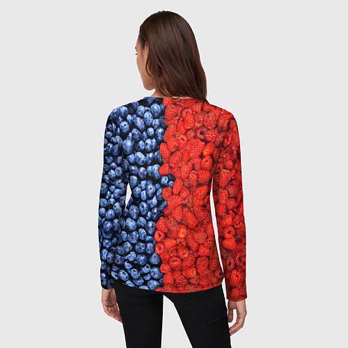 Женский лонгслив Ягодка / 3D-принт – фото 4