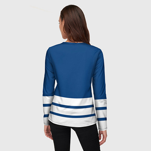 Женский лонгслив Toronto Maple Leafs / 3D-принт – фото 4