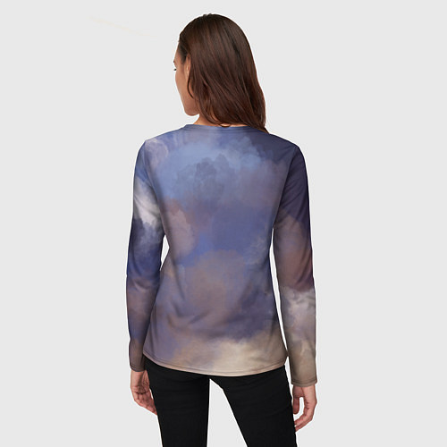 Женский лонгслив Призрак в доспехах / 3D-принт – фото 4