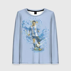 Лонгслив женский Messi: Argentine Football, цвет: 3D-принт