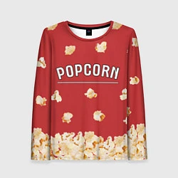 Лонгслив женский Popcorn, цвет: 3D-принт