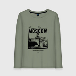 Женский лонгслив Moscow Kremlin 1147