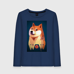 Женский лонгслив Wow Doge