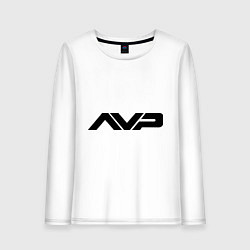 Лонгслив хлопковый женский AVP: White Style, цвет: белый