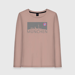 Женский лонгслив Bayern Munchen - Munchen City grey 2022