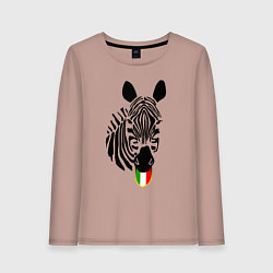 Женский лонгслив Juventus Zebra