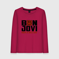 Женский лонгслив Bon Jovi: Nice day