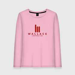 Лонгслив хлопковый женский Wallace Corporation, цвет: светло-розовый