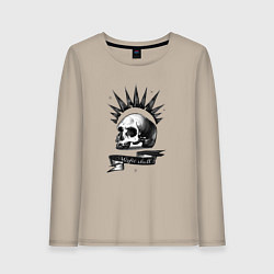 Лонгслив хлопковый женский Life is Strange, цвет: миндальный