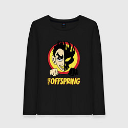 Лонгслив хлопковый женский The Offspring Boy, цвет: черный