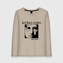 Женский лонгслив Give Peace a Chance