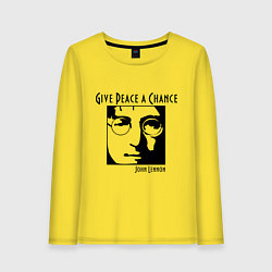 Женский лонгслив Give Peace a Chance