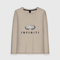 Женский лонгслив Logo Infiniti