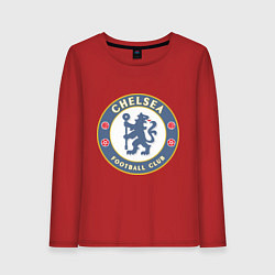 Лонгслив хлопковый женский Chelsea FC, цвет: красный