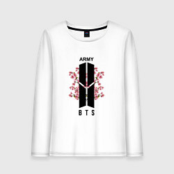 Женский лонгслив BTS: Army Sakura