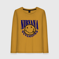 Женский лонгслив Nevermind Nirvana