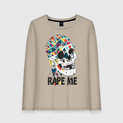 Женский лонгслив Rape me