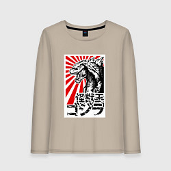 Женский лонгслив Godzilla Poster