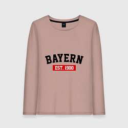 Женский лонгслив FC Bayern Est. 1900